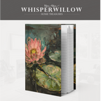 Pink Lotus Hardcover-Notizbuch – Floraler Wassergarten, botanisches Notizbuch als Geschenk