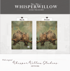 Notizbuch mit Trauertauben-Motiv (gebunden) – Romantisches Waldmotiv, Geschenkidee für Liebesvögel