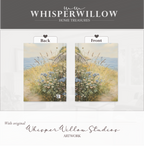 Notizbuch „Küstenwildblumen“ (gebunden) – Notizbuch „Wiesenlandschaft am Meer“, Naturlandschaft, botanisches Geschenk