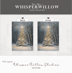 Magischer Weihnachtsbaum im Wald – Hardcover-Notizbuch mit leuchtendem Weihnachtsbaum, winterlichem Waldmotiv