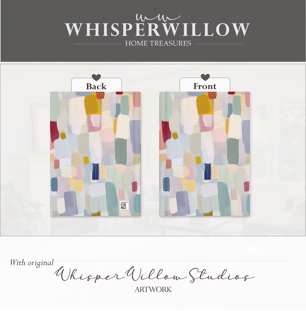 Carnet à couverture rigide à blocs de couleur abstraits | Design minimaliste moderne | Cadeau idéal