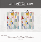 Carnet à couverture rigide à blocs de couleur abstraits | Design minimaliste moderne | Cadeau idéal