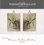 Maiglöckchen-Notizbuch (gebunden) – Vintage-Blumenstrauß, elegantes Notizbuch, wunderschönes Geschenk