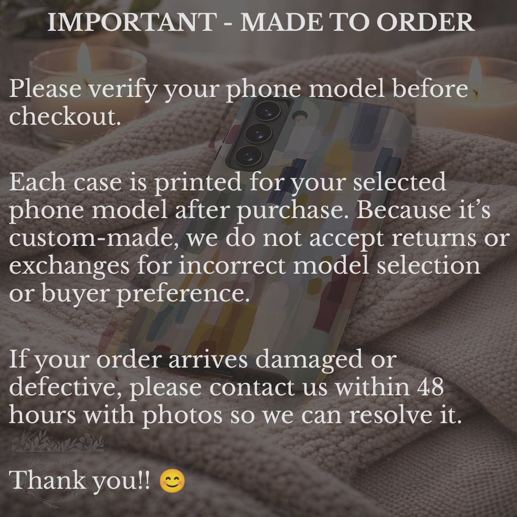 Pastel Color Block Phone Case | Compatible with iPhone | Abstract Aesthetic Geometric Art Cover