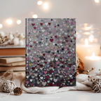 Hardcover Journal 8x5.75 | Colorful Heart Abstract Art | Romantic Lined Notebook Valentine's Gift