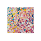 Colorful Floral Abstract Pillow CASE ONLY | Pastel Flower Garden Cushion Decorative Spring Accent Gift