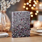 Hardcover Journal 8x5.75 | Colorful Heart Abstract Art | Romantic Lined Notebook Valentine's Gift