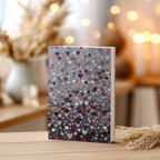 Hardcover Journal 8x5.75 | Colorful Heart Abstract Art | Romantic Lined Notebook Valentine's Gift