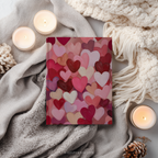 Romantisches Notizbuch mit Herz-Collage (Hardcover) | Notizbuch mit Liebesmuster | Valentinstagsgeschenk (8 x 5,75 Zoll)