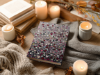 Hardcover Journal 8x5.75 | Colorful Heart Abstract Art | Romantic Lined Notebook Valentine's Gift