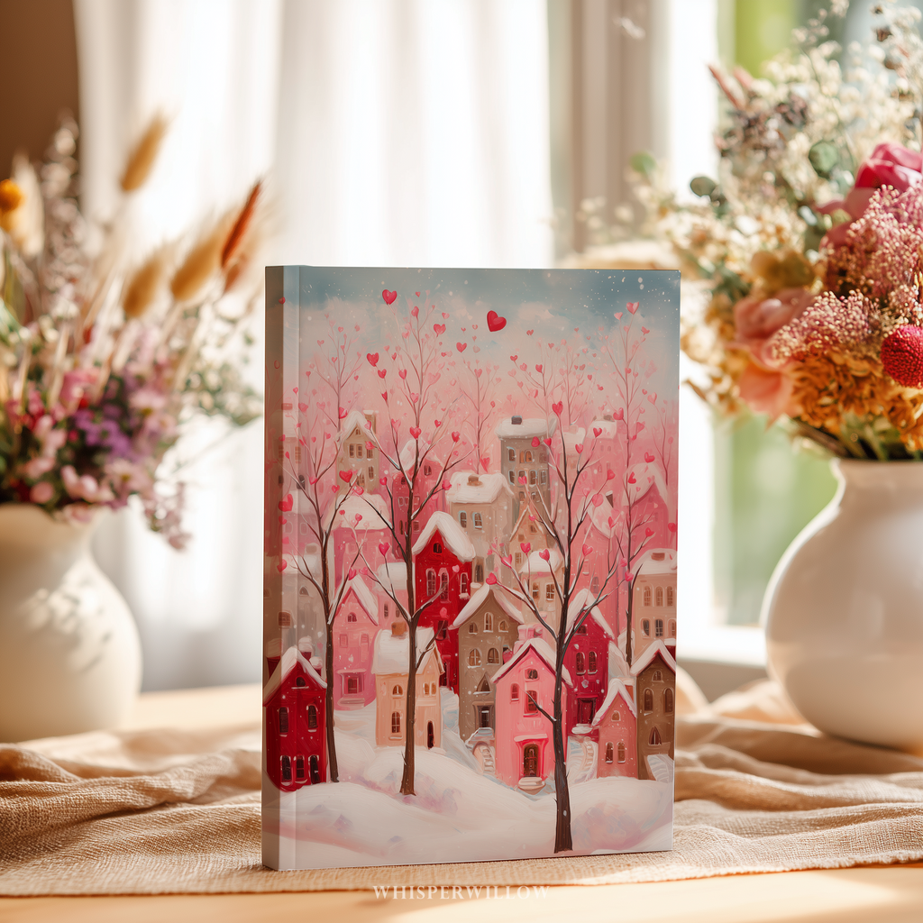 Valentine's Day Hardcovered Journal Love Home Decor Gift