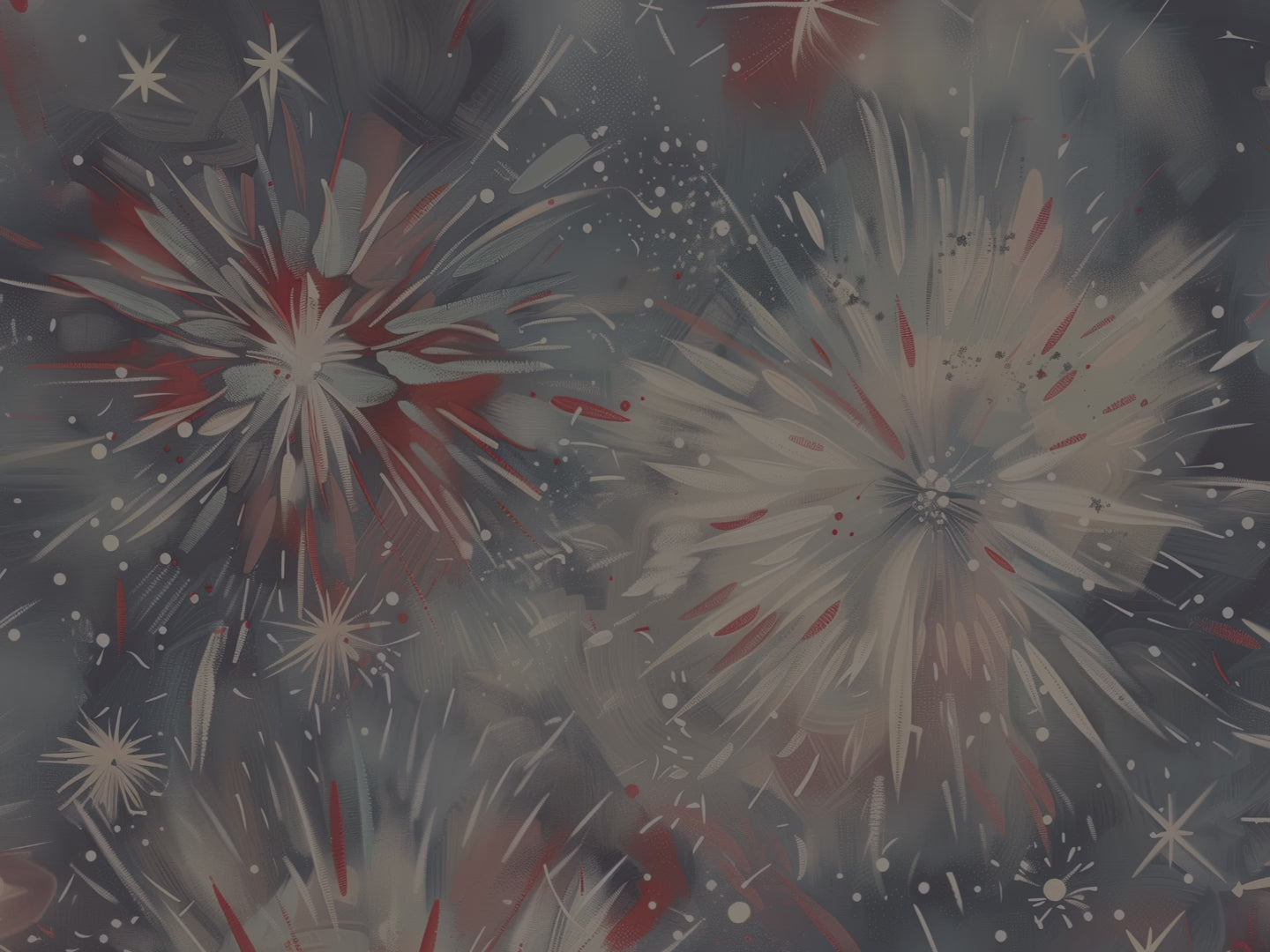 Abstract Fireworks Throw Blanket - Patriotic Red White Blue Gift