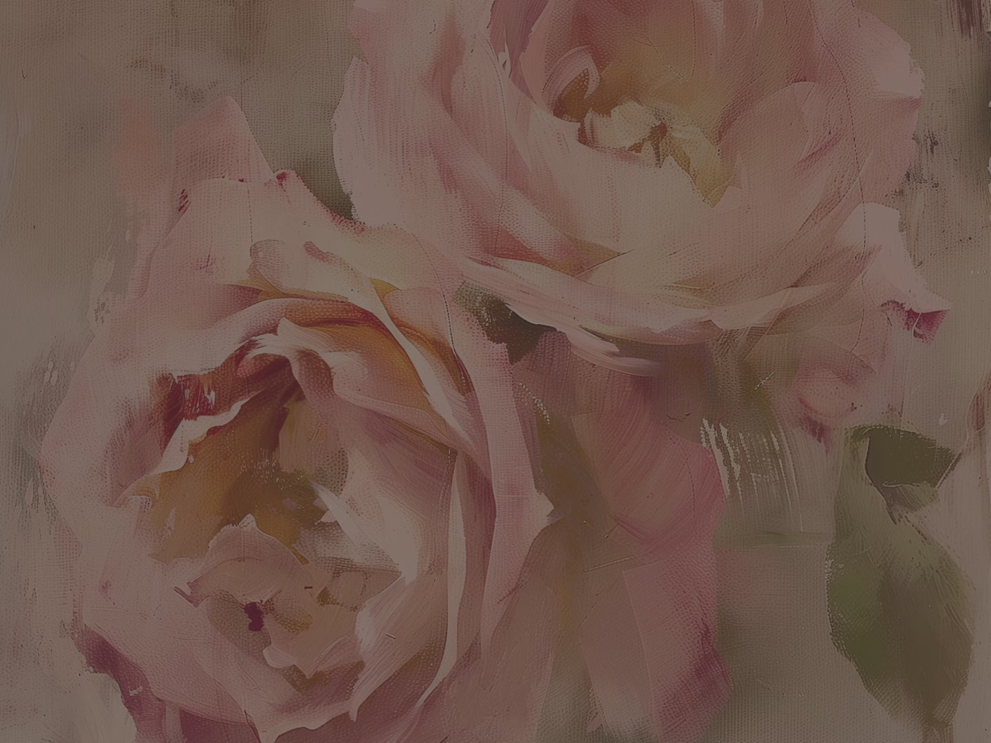 Blush Rose Floral Throw Blanket - Soft Plush Vintage Pastel Gift