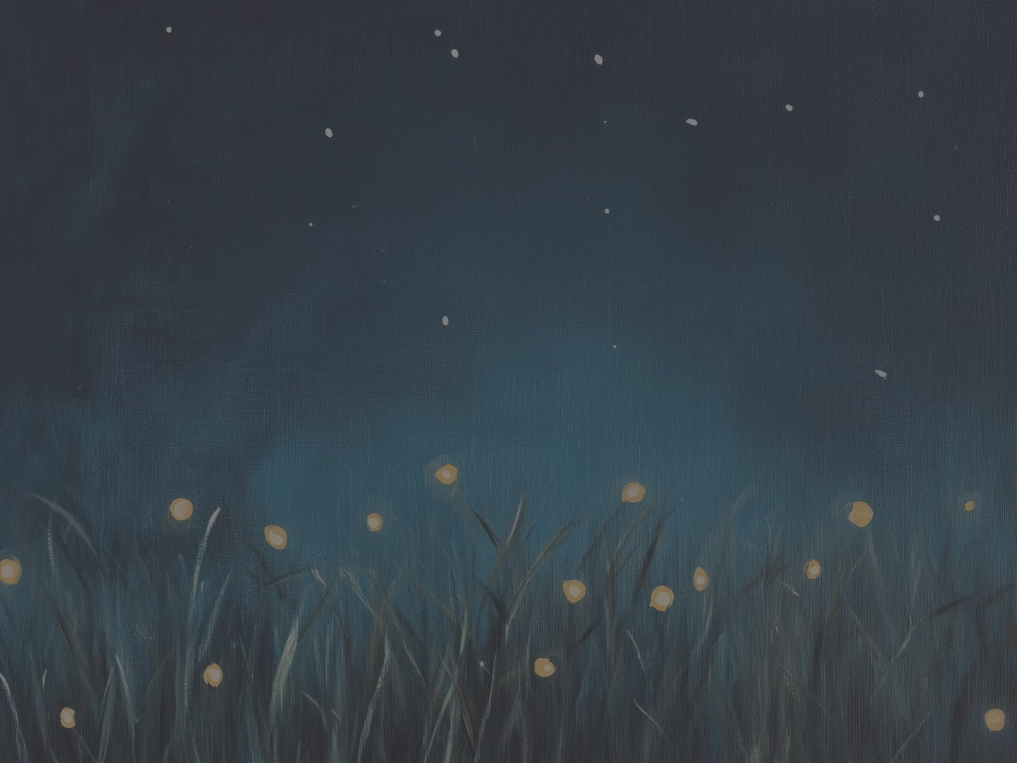 Firefly Meadow Dekokissen – Sternenhimmel mit Glühwürmchen