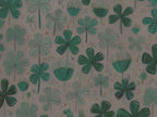 Teal Shamrock Dual Layer Phone Case | Samsung Compatible | Lucky Four Leaf Clover Cover