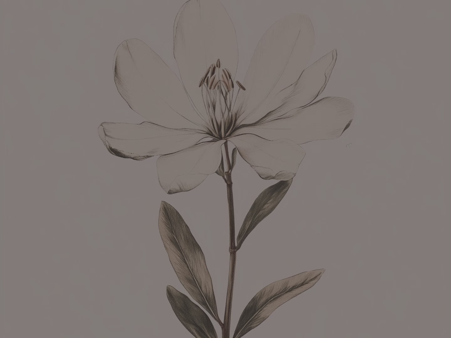 Dekokissen mit weißem botanischem Blumenmuster – Minimalistischer, neutraler Kissenbezug mit Blumenmuster