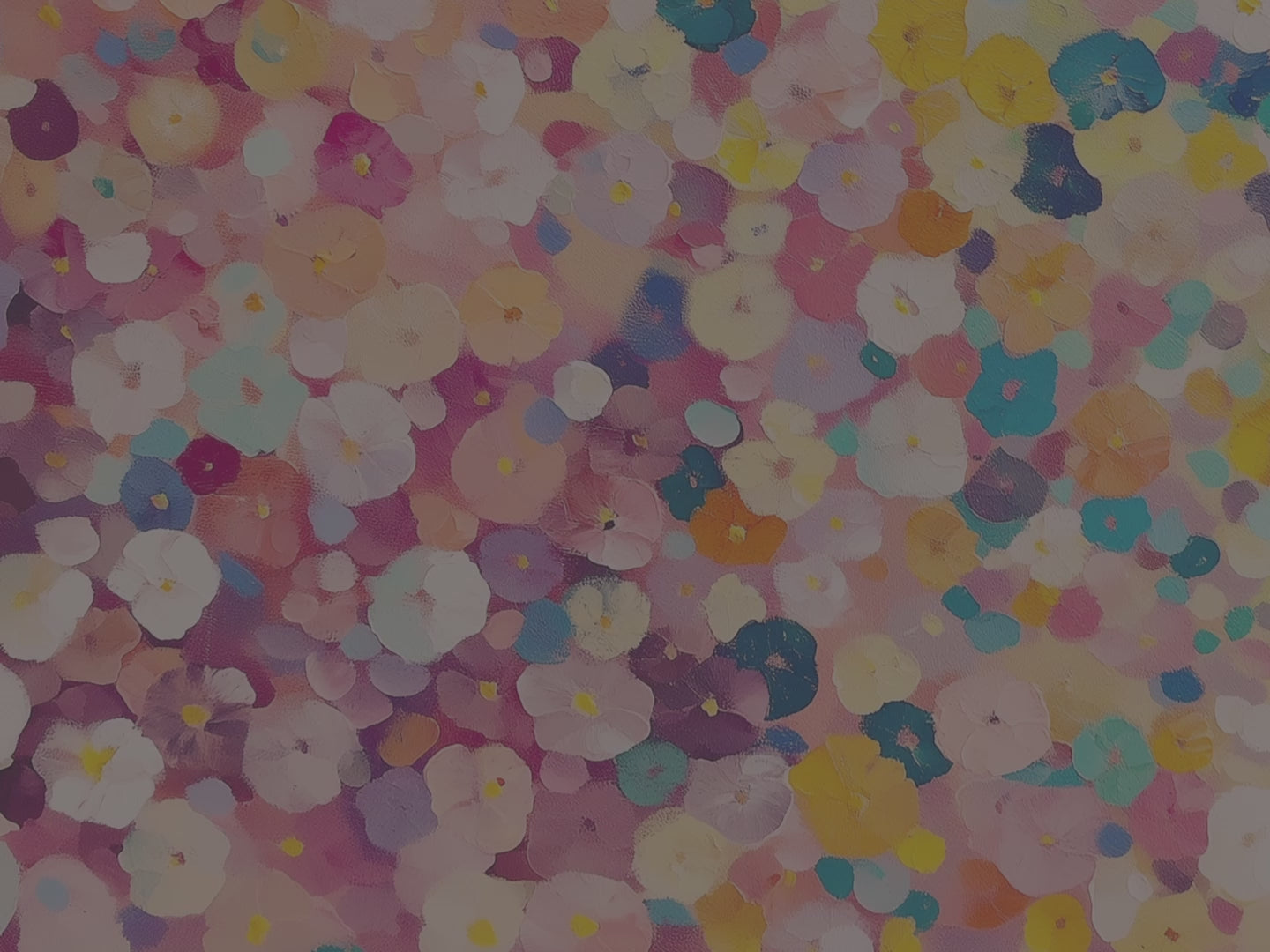 Colorful Floral Confetti Magnetic Case | Compatible with iPhone | Abstract Garden Pattern Cover